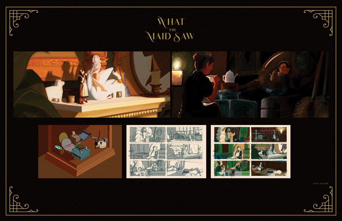 tiny victorian maid schematic and thumbnails